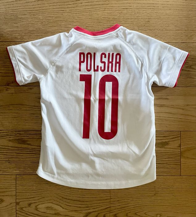 Koszulka sportowa 122/128 H&M piłka oddychająca