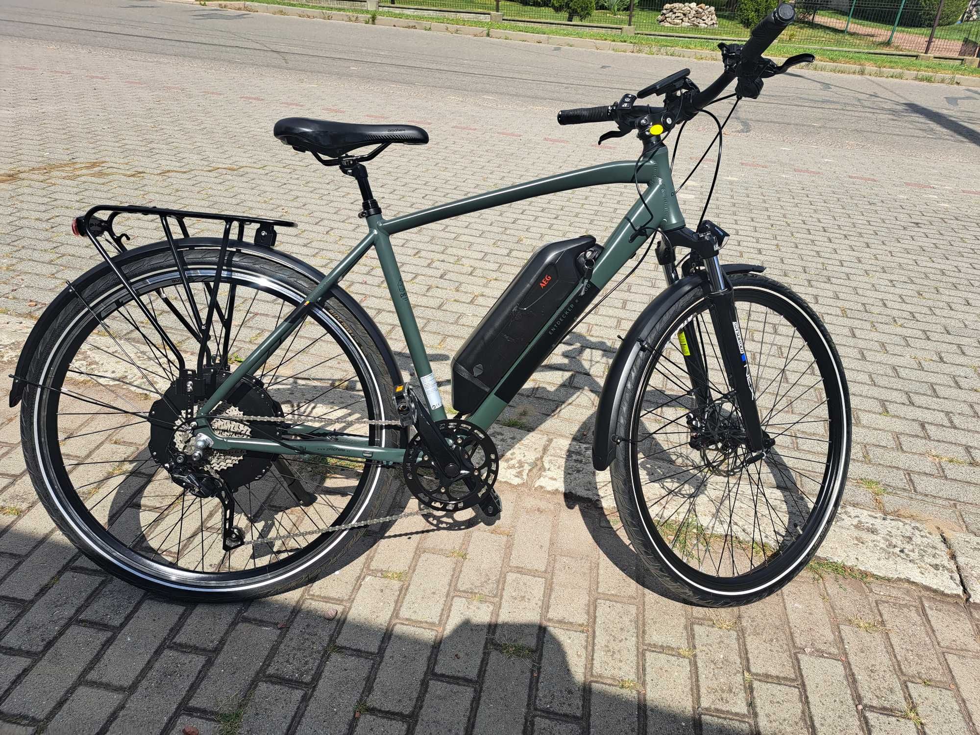 Rower elektryczny Prophete e t300 zielony okazja