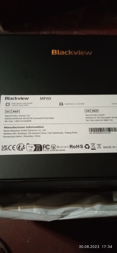 Новый Мощный игровой Портативный компьютер Blackwiev