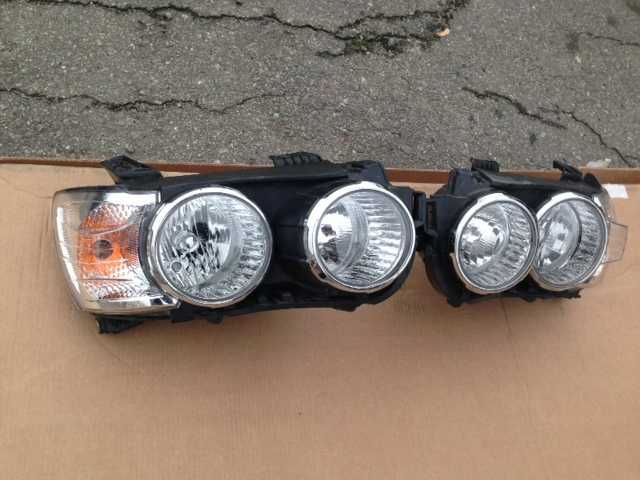 Ресничка полоска под фару Chevrolet Aveo T300 Sonic Авео Соник Т300