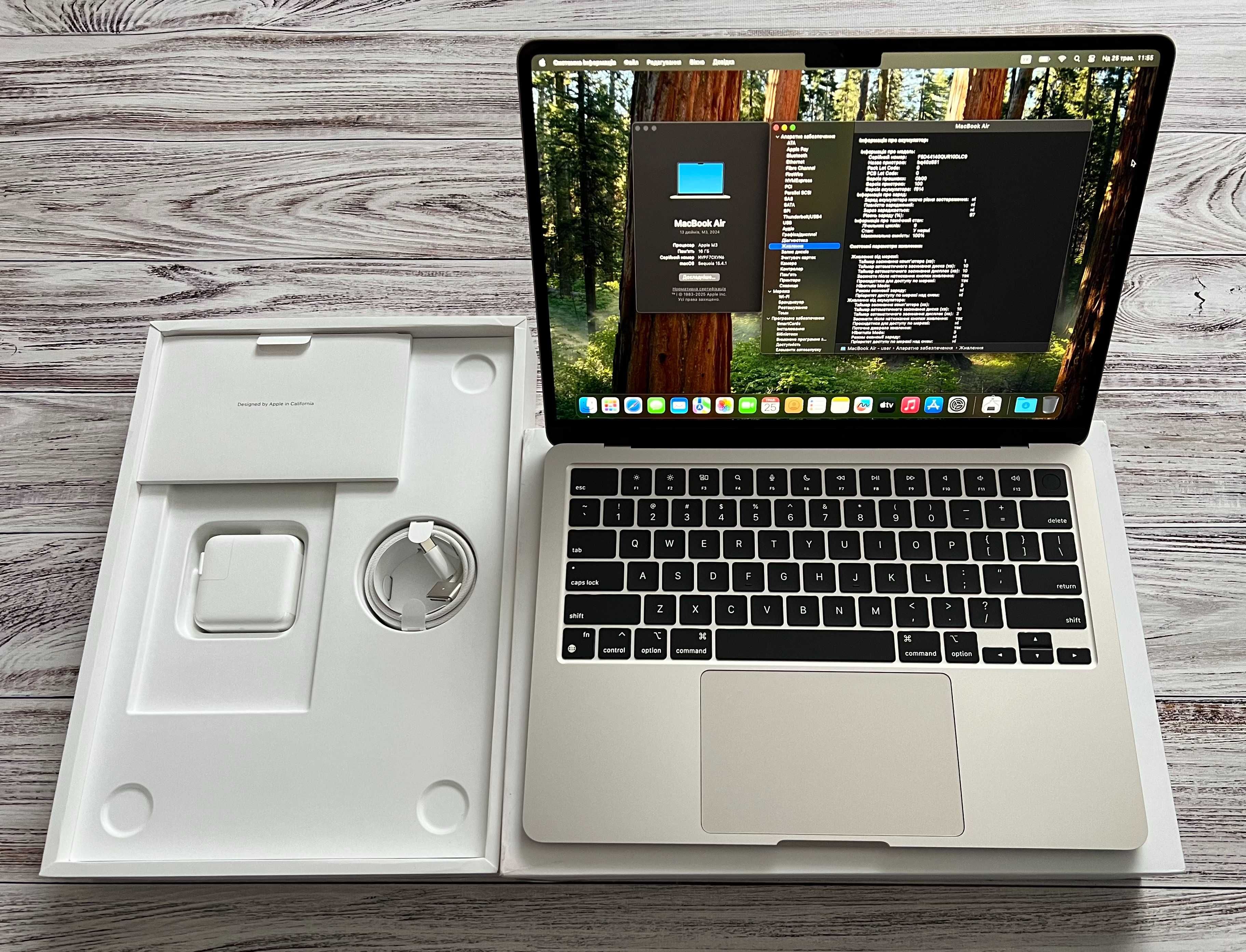 MacBook Air 13” M3 2024 16/256Gb Starlight Open Box