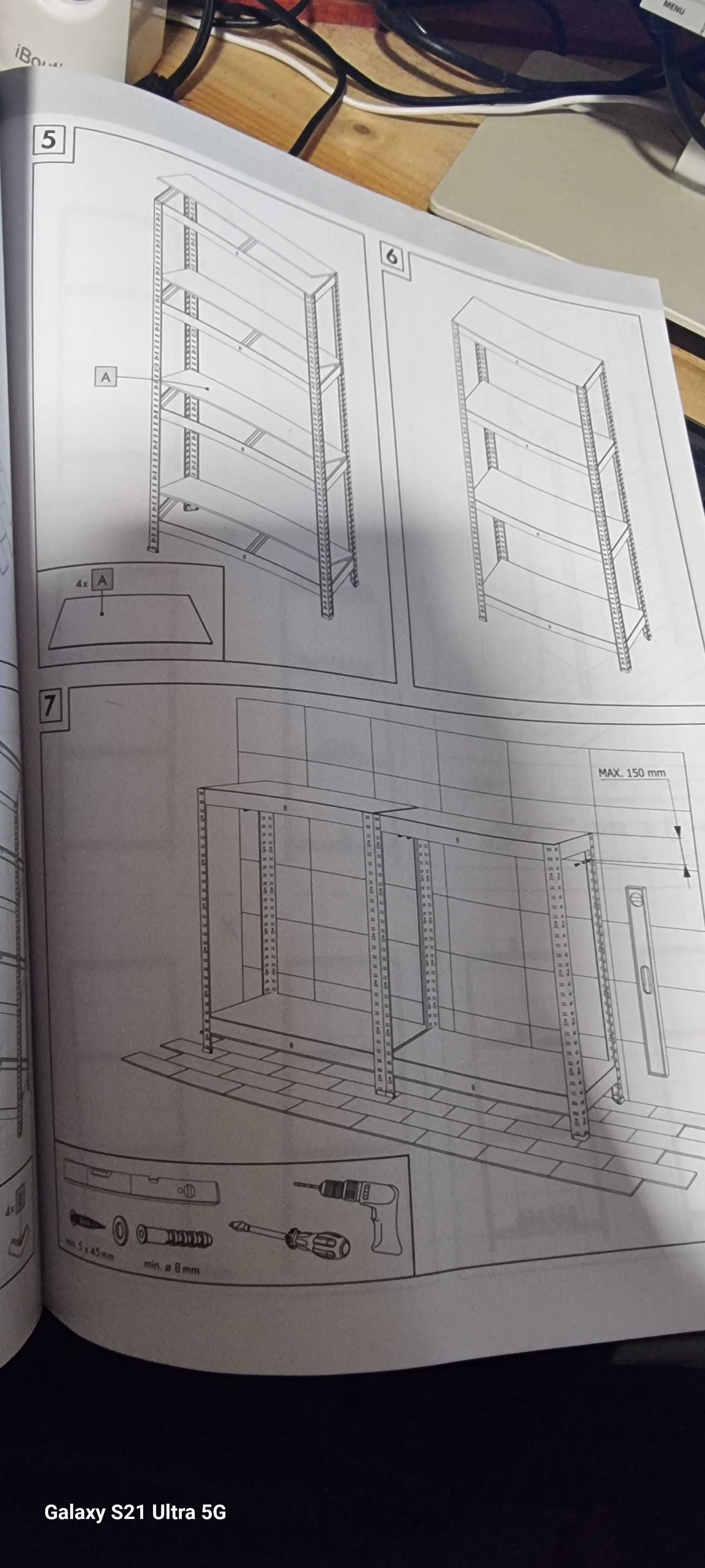 Побутова полиця стелаж поличковий 75×150×30 см Parkside Читайте опис