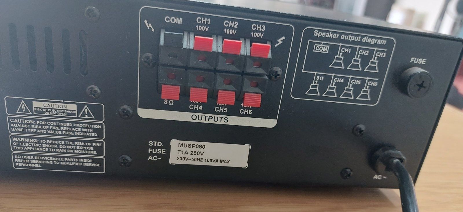 Підсилювач звуку BIG MUSP 080 відмінний стан продам недорого.