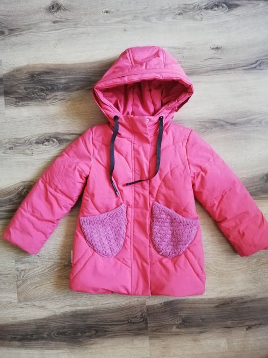 Зимова куртка пальто для дівчини 5 років  104-110 см