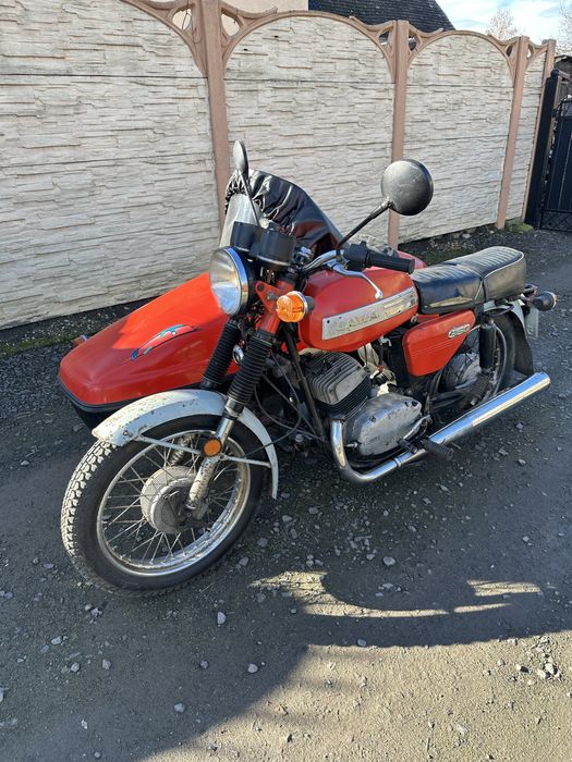 Jawa 350 + Velorex wozek boczny cz etz mz wsk zobacz okazja oryginał