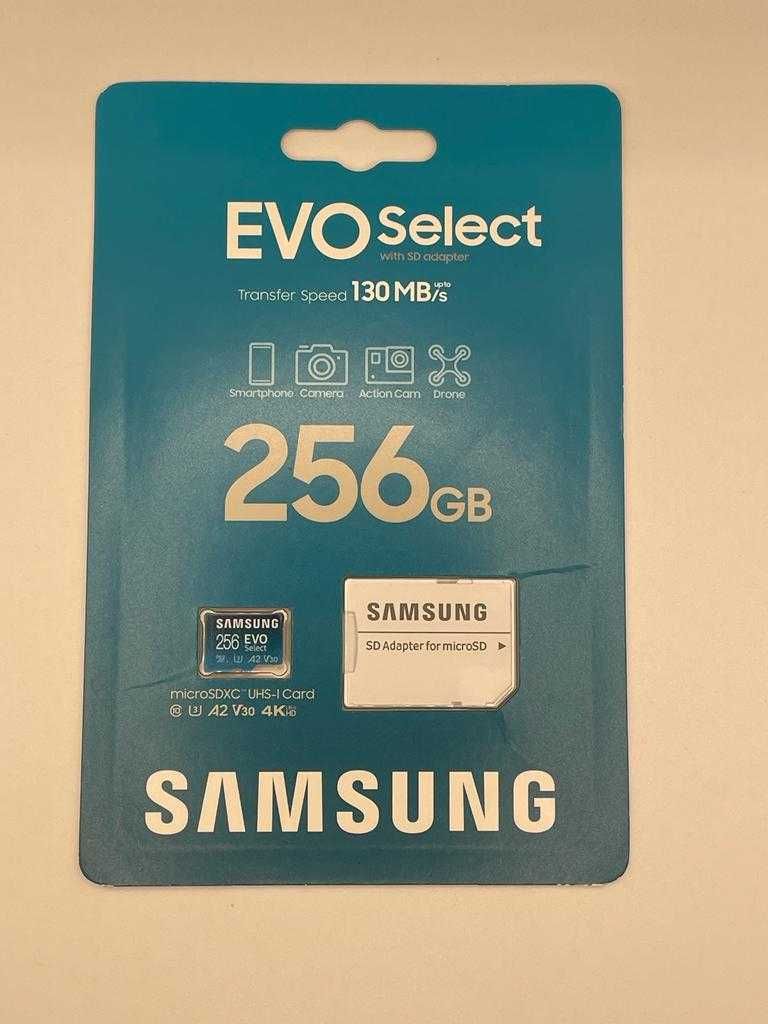 Samsung EVO Select 256GB - NOVO