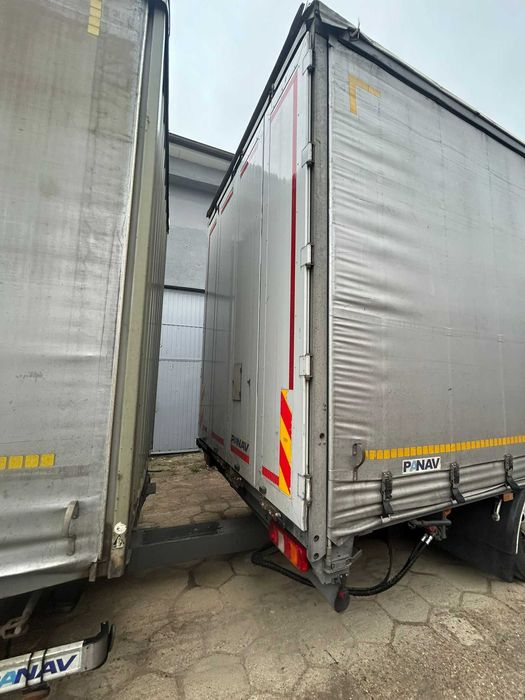 zestaw tandem 120m3 przejazdowy Mercedes Actros 2545 2 X 7,7 m STAN bd