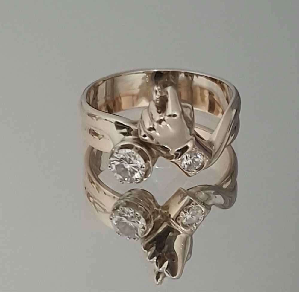 Золотое кольцо DULYA с бриллиантами 0,60 ct