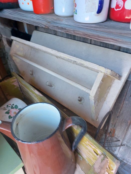 Półka  stara wiejska prl