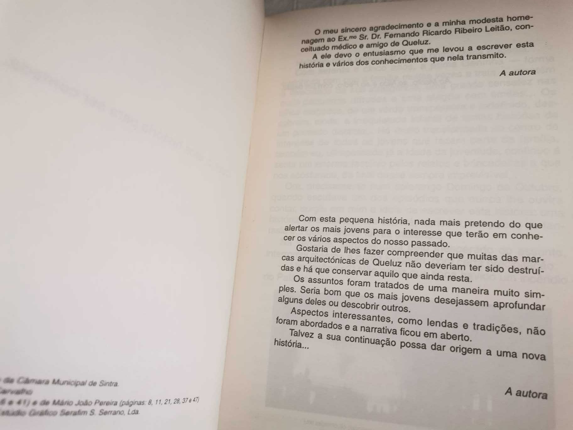 Queluz, uma História para ser Contada...Maria Lucena Bernardes Pereira
