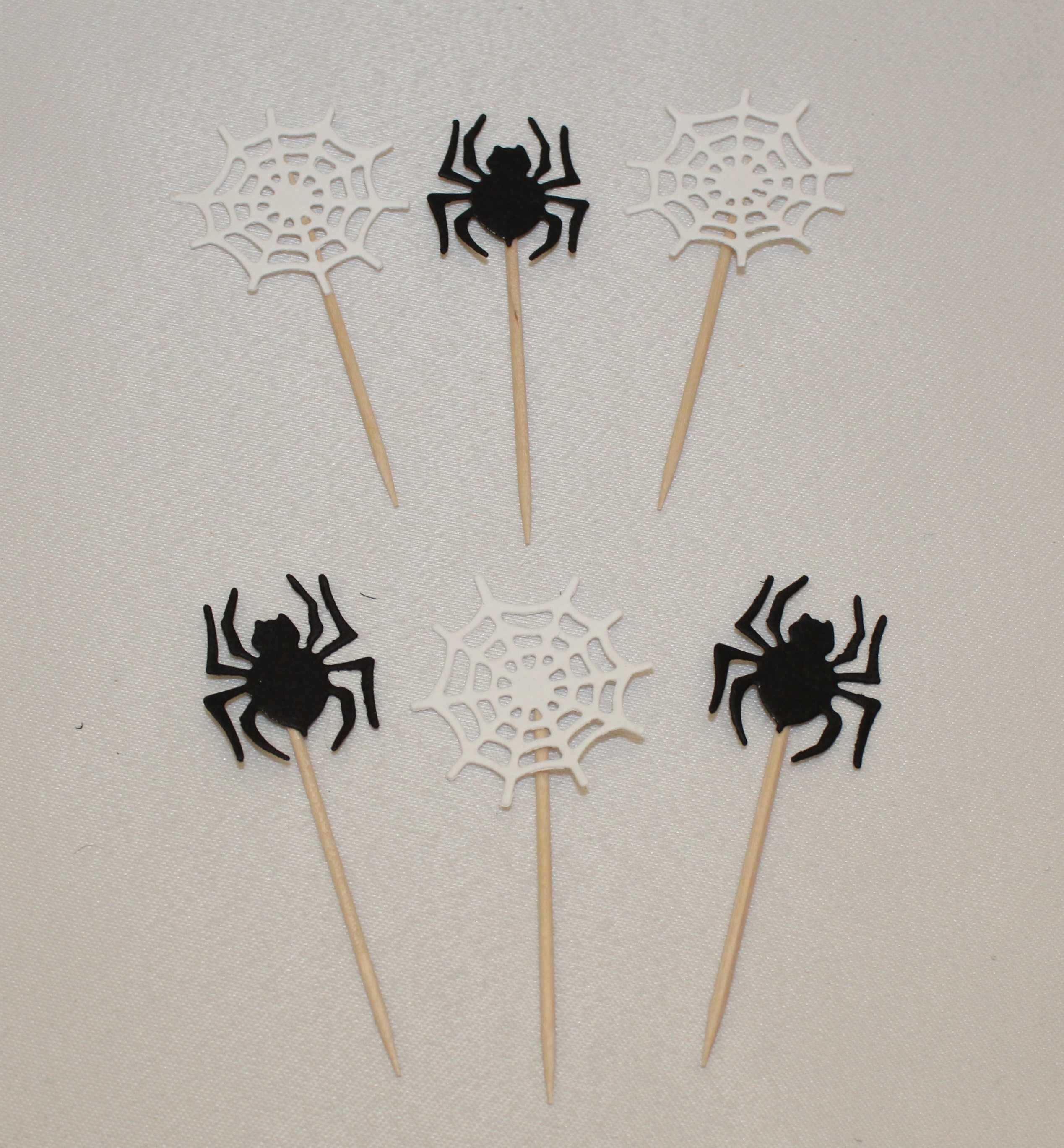 6x Pikery papierowe straszne pająki pajączki tarantula Spiderman