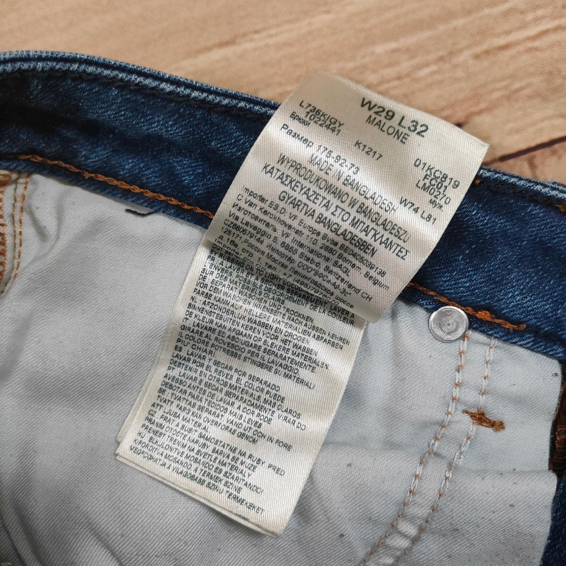 LEE Malone Spodnie Jeans Męskie r. W29 L32