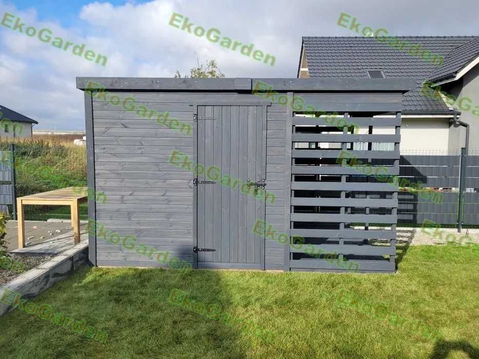 Domek narzędziowy nowoczesny drewutnie