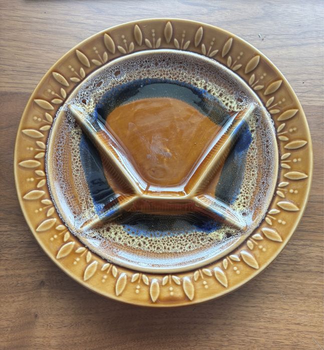 Talerz kabaret ceramika vintage prl