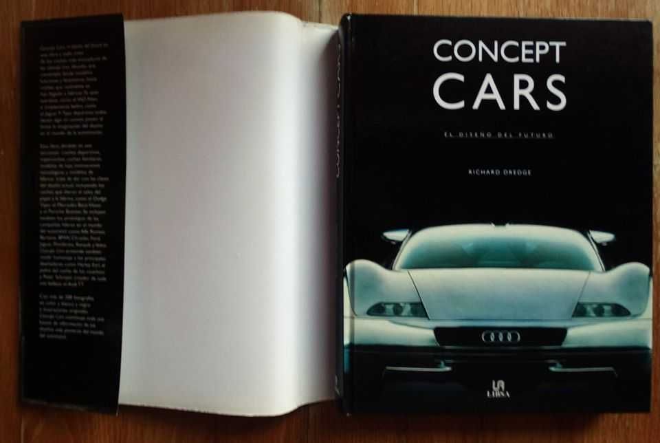 Livro 'Concept Cars' de Richard Dredge.