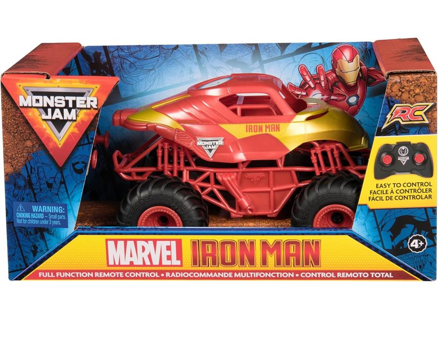 Monster Jam Marvel Iron Man RC Monster Truck Монстер Джем оригінал