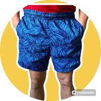 Nike szorty kąpielowe męskie M
rozmiar:M 
Kolor:niebieski we wzory 
S