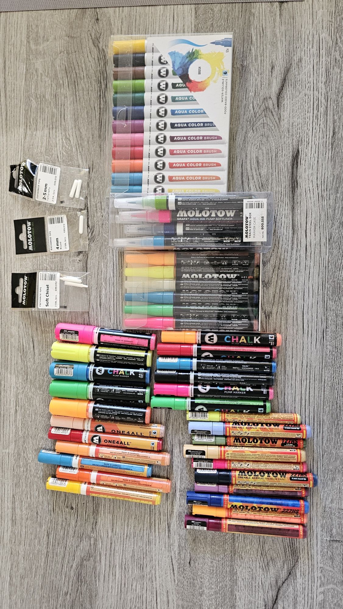 Pack de canetas molotow
