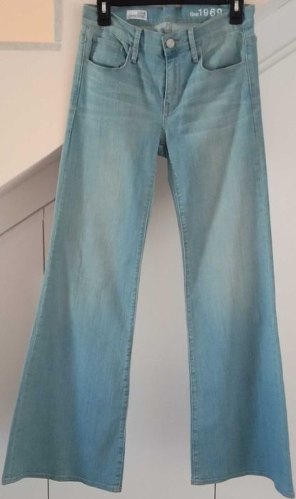 Gap Jeans, New, Size 27/4, Light blue, flare bottom legs