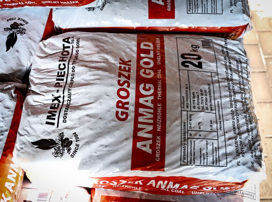 EKO Groszek ANMAG GOLD – Pakowany z Darmową Dostawą od 1 Tony