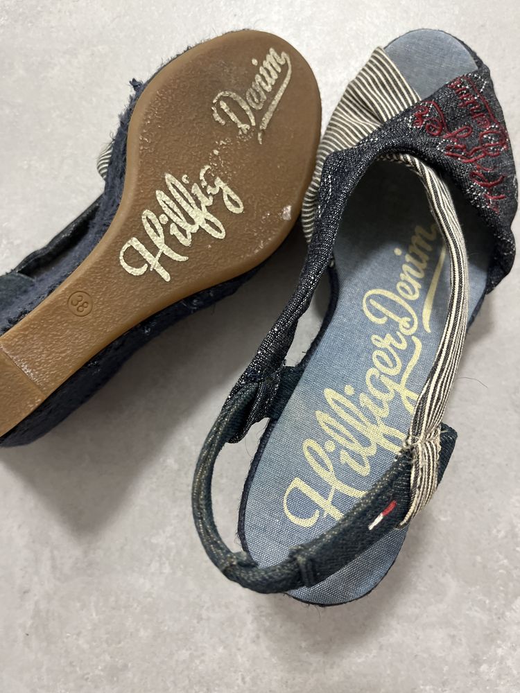 Espadryle na koturnie Tommy Hilfiger, 38