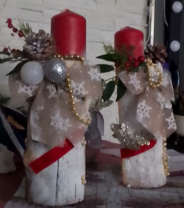 Stroiki ręcznie robione świąteczne