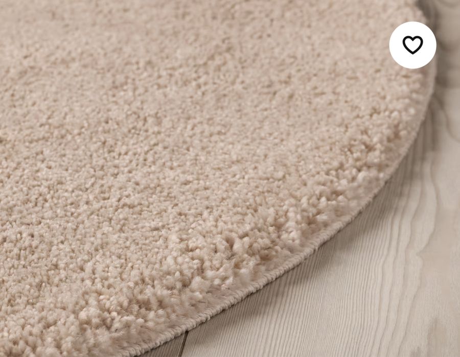 Dywan okrągły ikea STOENSE