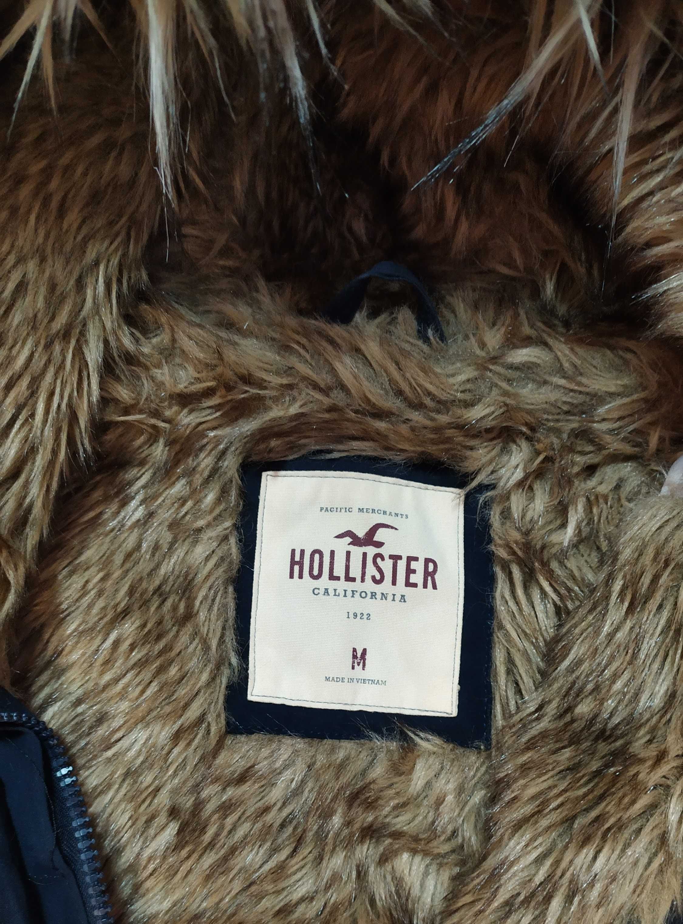 Женская зимняя куртка парка бренд Hollister