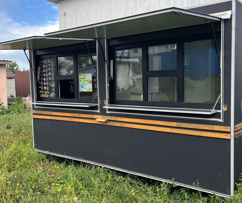 Торговий Причіп Купава (3,6х1.8х2,15 м) Кавʼярня Фастфуд. В наявності