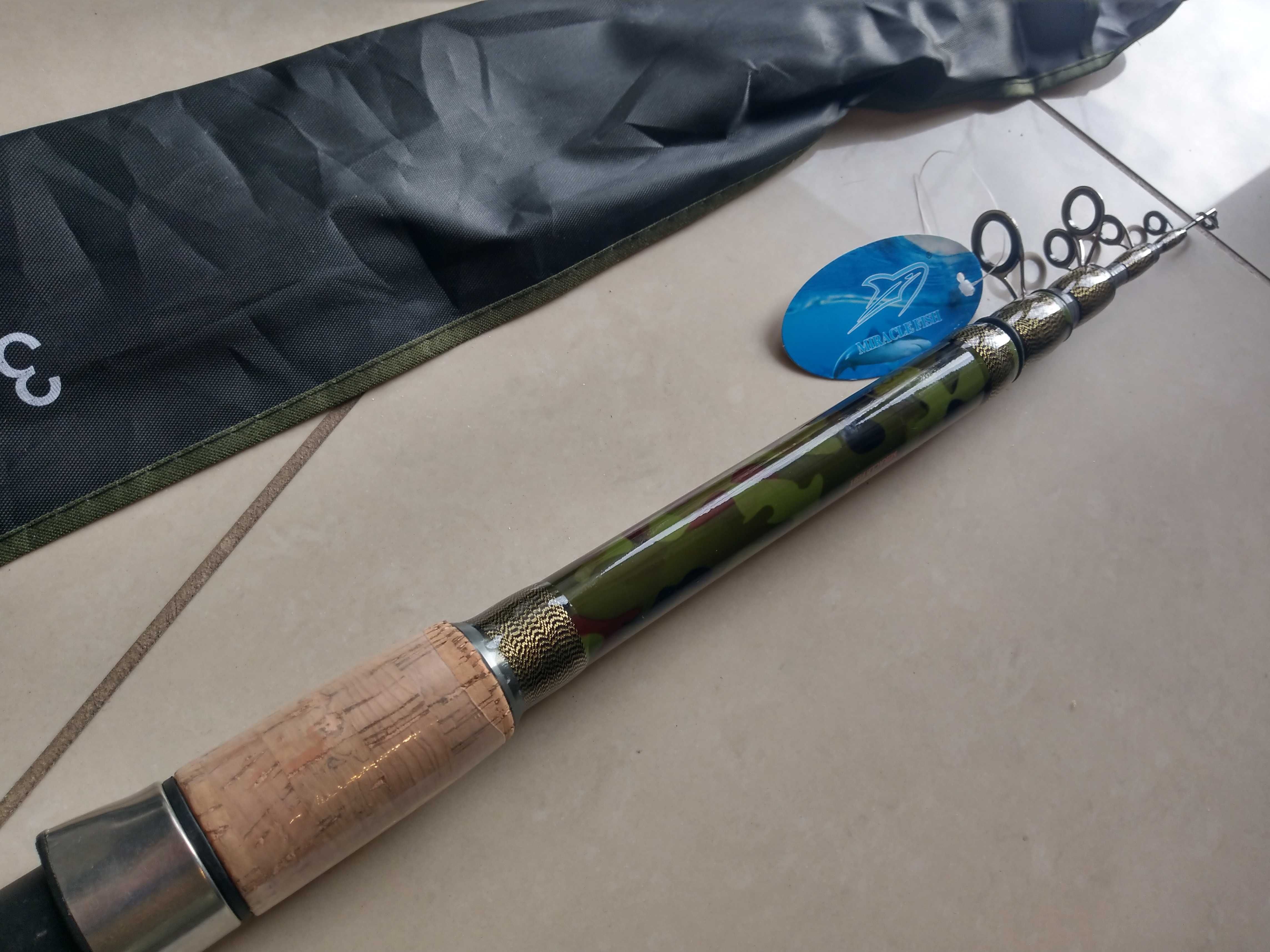 Uniwersalny teleskop Miracle Fish Phantom Camu tekę 3,60m 20-80g
