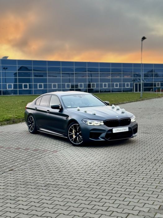BMW M5 F90 auto do ślubu wesele PREMIUM WARSZAWA Lublin Radom Rzeszów