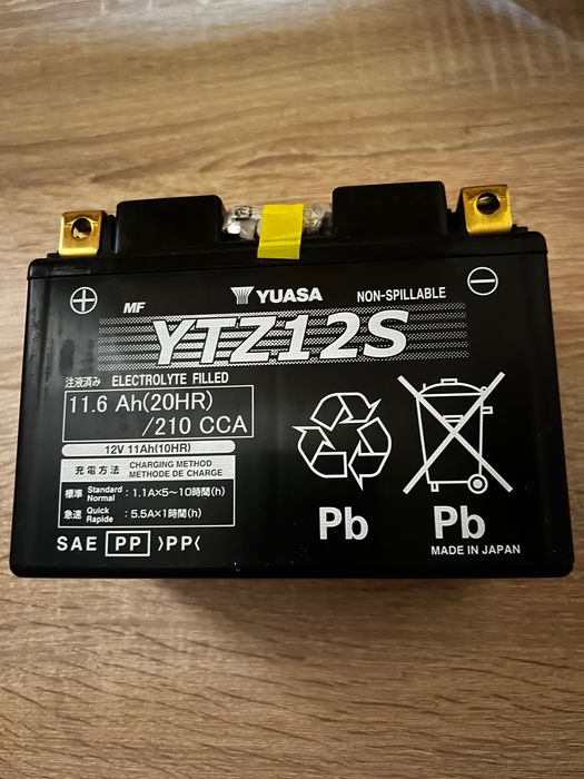 Akumulator bezobsługowy AGM YUASA YTZ12S