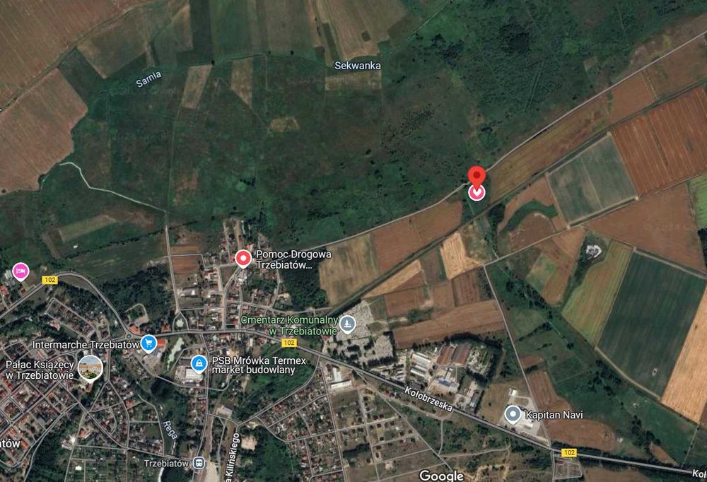 Okazja 6złoty m2 Trzebiatów duża3040m2 pięknie położona działka Okazja