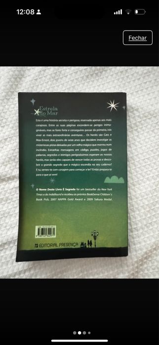 Livro juvenil - o nome deste livro é segredo