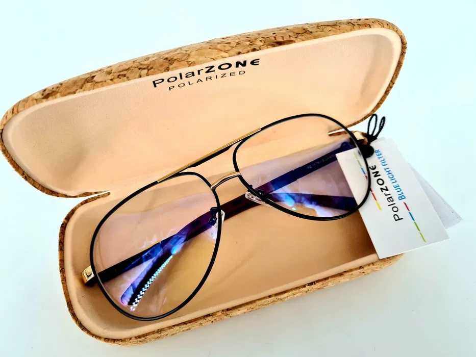 Okulary Polarzone damskie okulary do komputera zerówki nowe