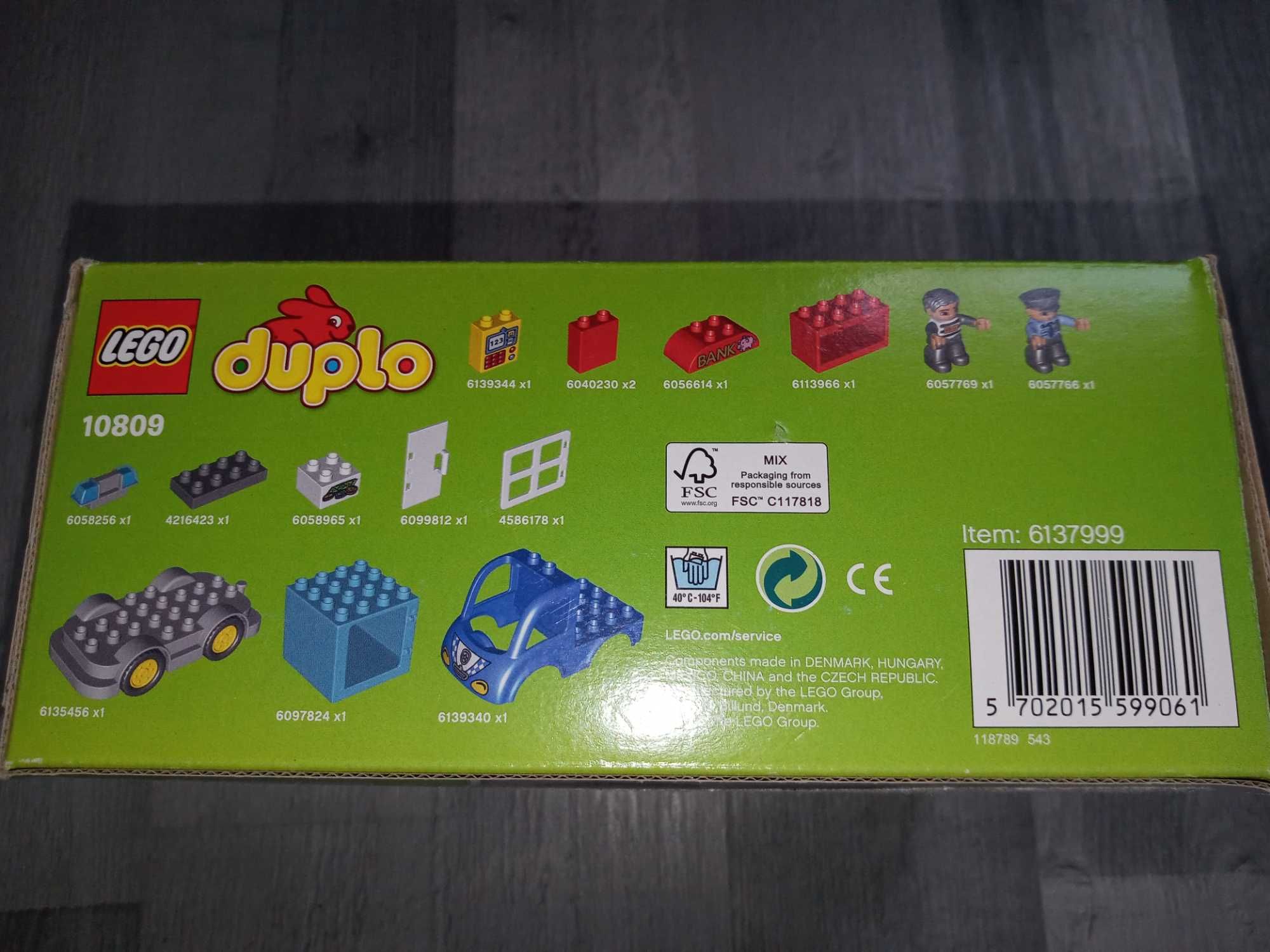 Klocki lego duplo - policja