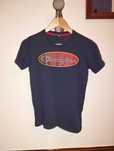 T shirt azul marinha de marca