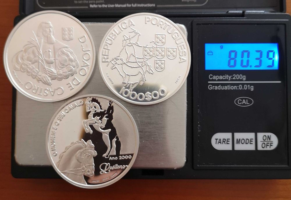 moedas prata 1000 escudos ano 2000 (#3)