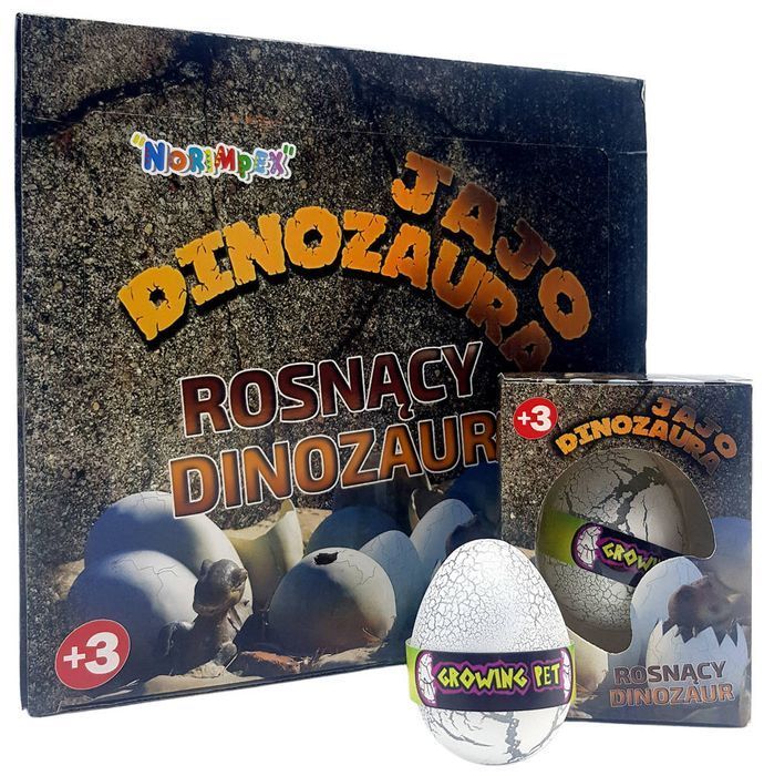 Jajo Dinozaura Rosnący Wykluwający Z Jajka Jajko