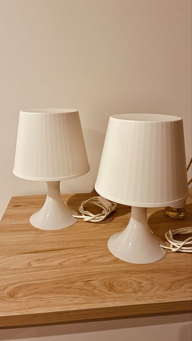 Candeeiro de mesa branco 29 cm