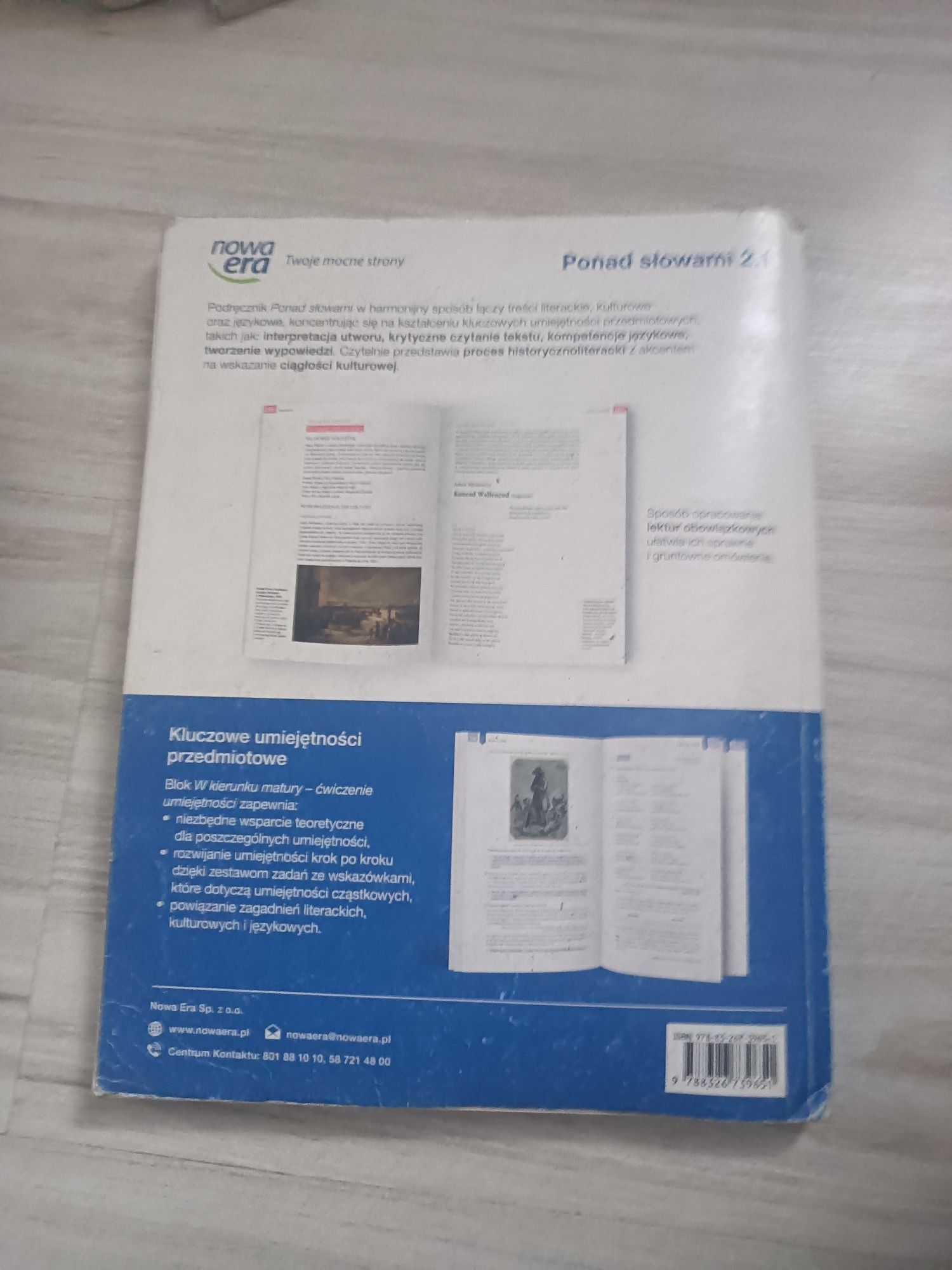 książka do polskiego ponad słowami 2