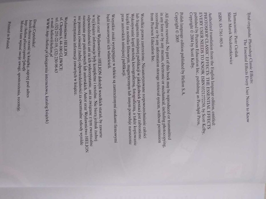 Scott Kelby. Photoshop. Efekty Specjalne