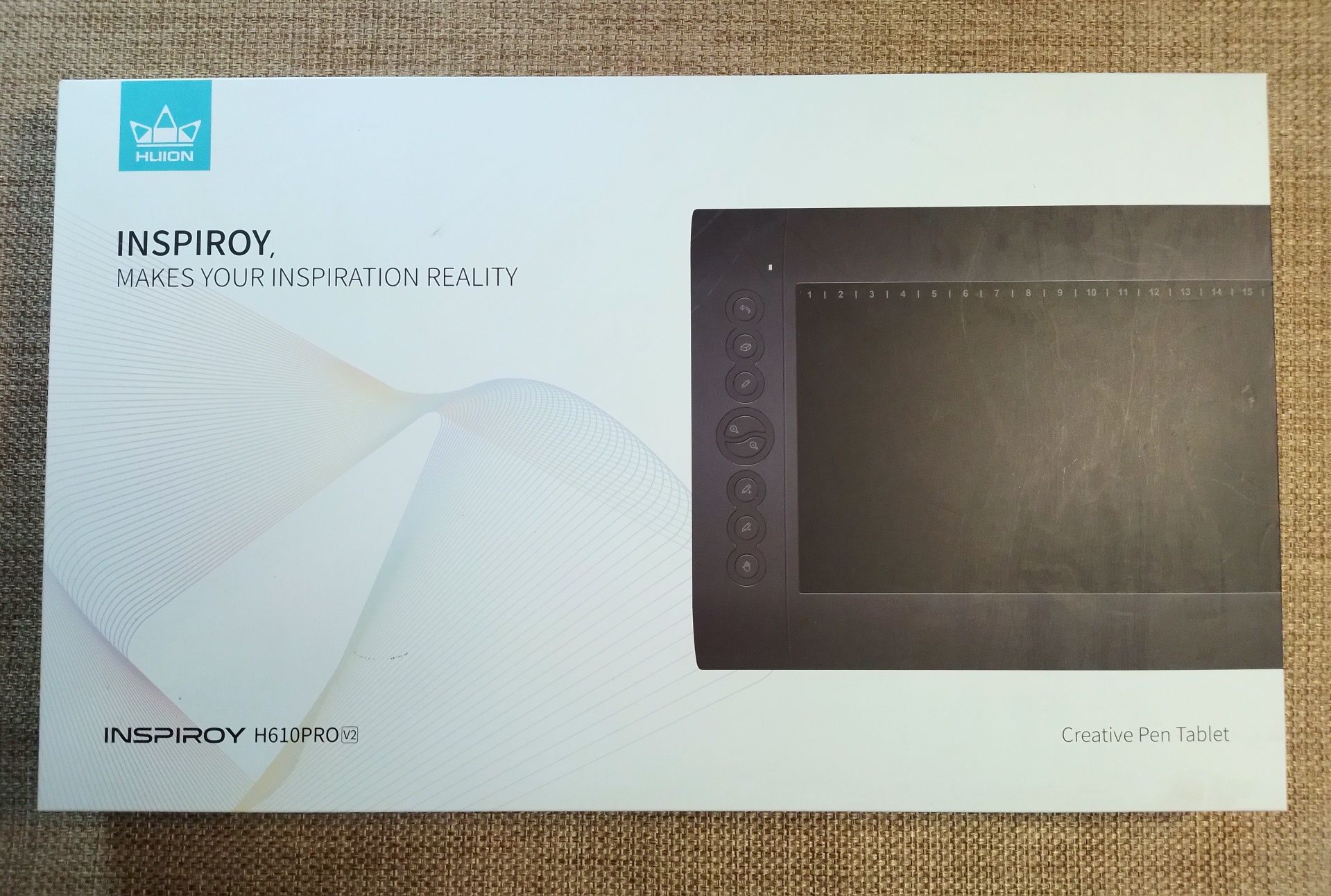 Графічний планшет Huion H610 Pro V2 + перчатка.