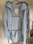 Nowa błękitna bluza z kapturem mi.mi.mi – oversize