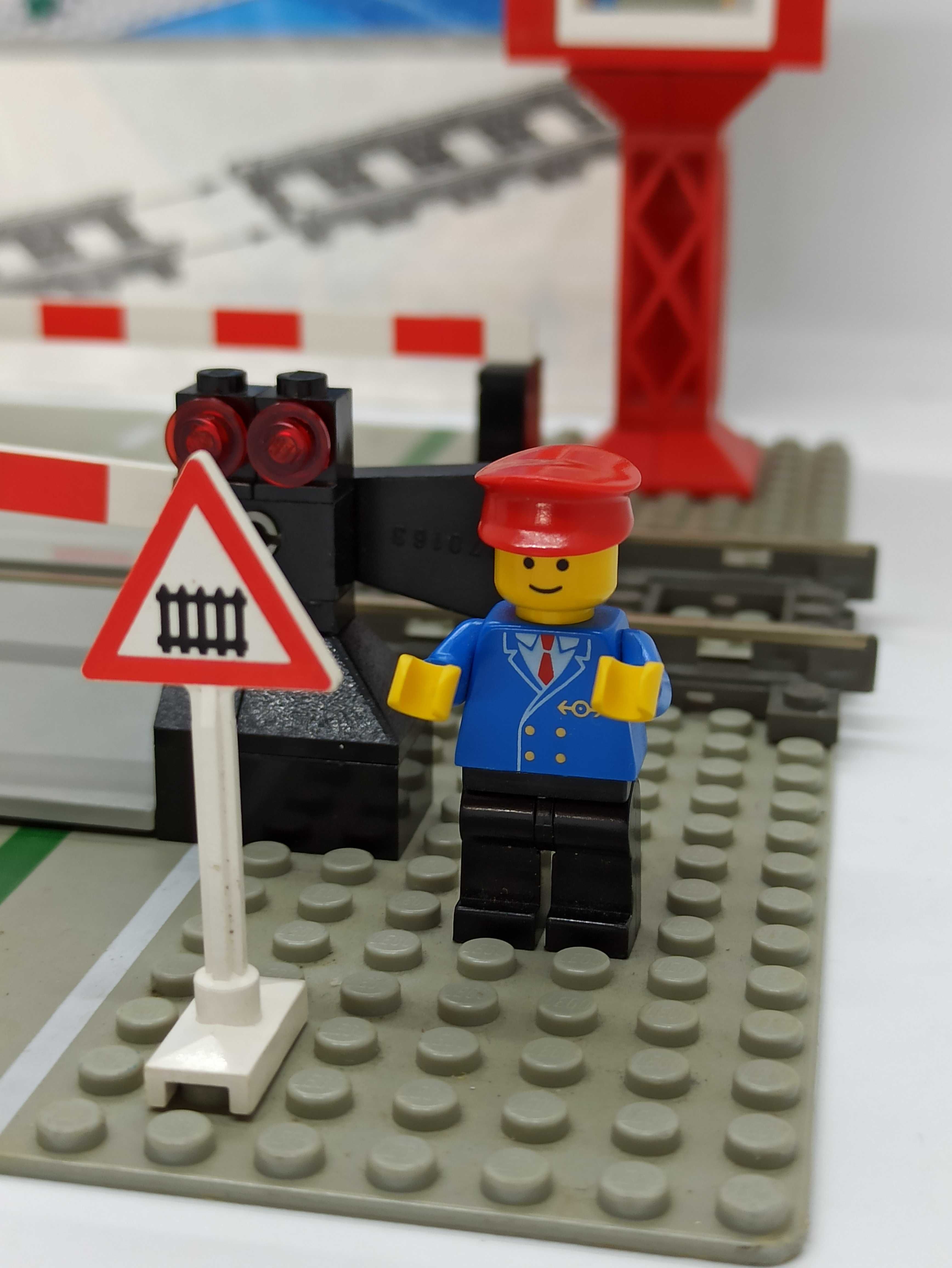 Lego 4539 Manual Level Crossing - Train, Pociąg, Przejazd City Town