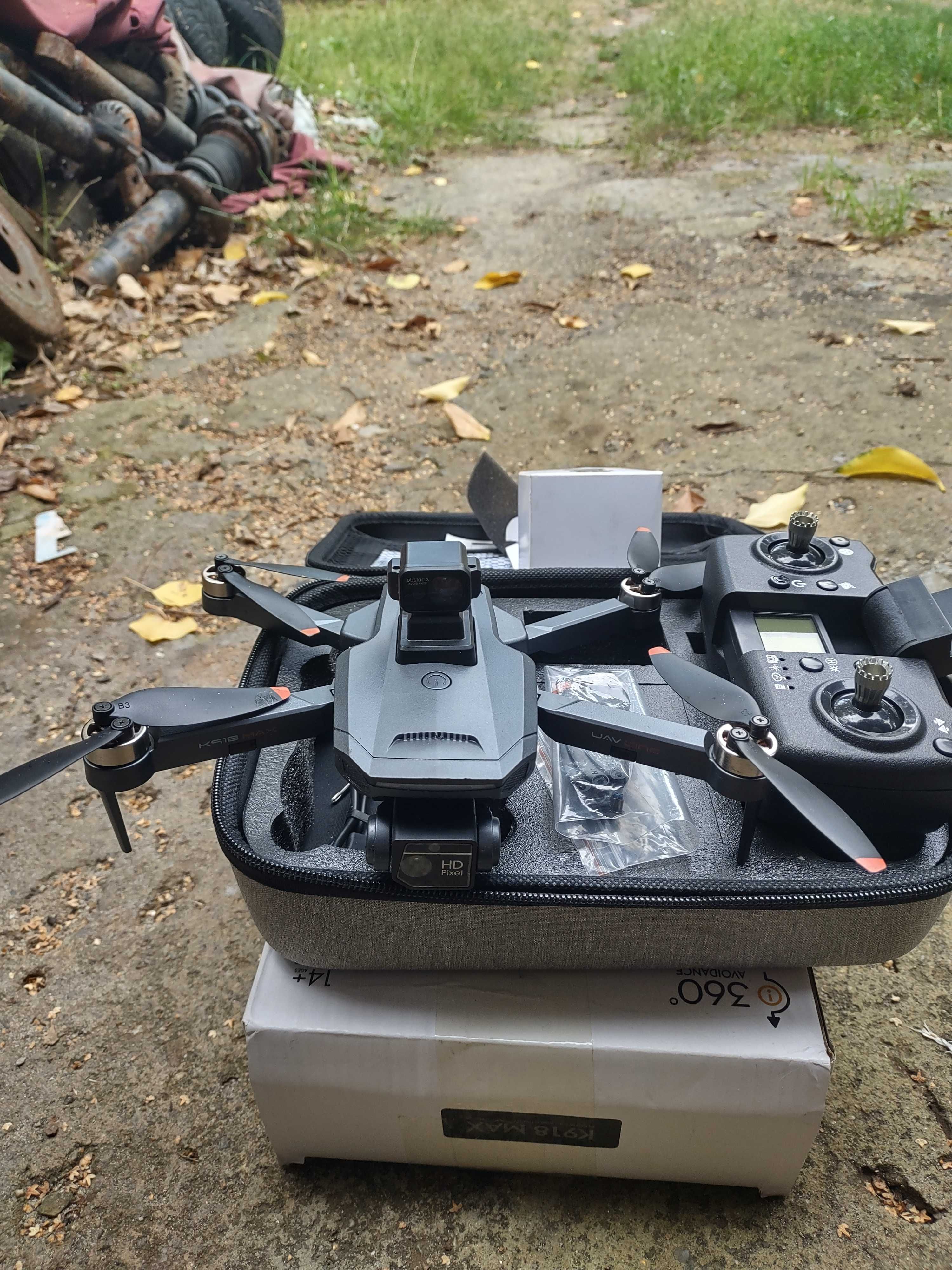 Dron K918 Max wifi GPS silniki bezszczotkowe omijanie przeszkód