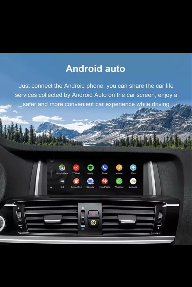 CarPlay / Android Auto для автомобілів BMW з мультимедіа типу CIC