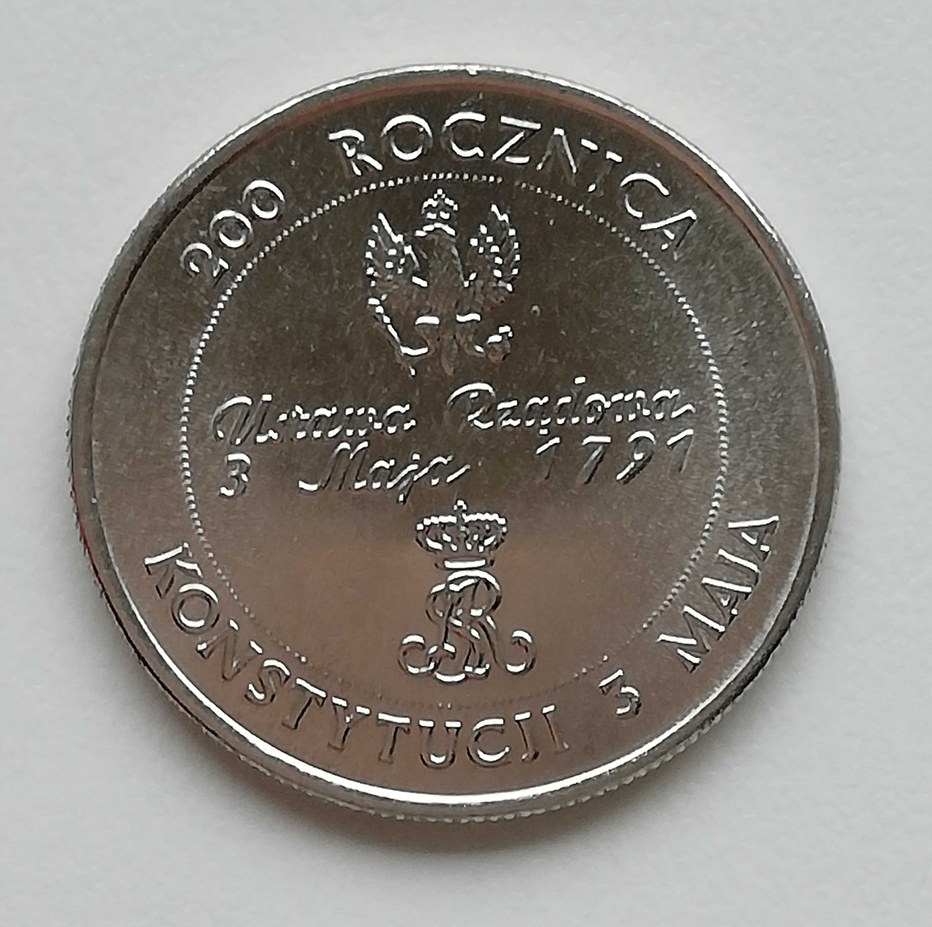 Moneta 10.000 zł 1991 r  200 rocznica konstytucji 3 maja SM na prezent
