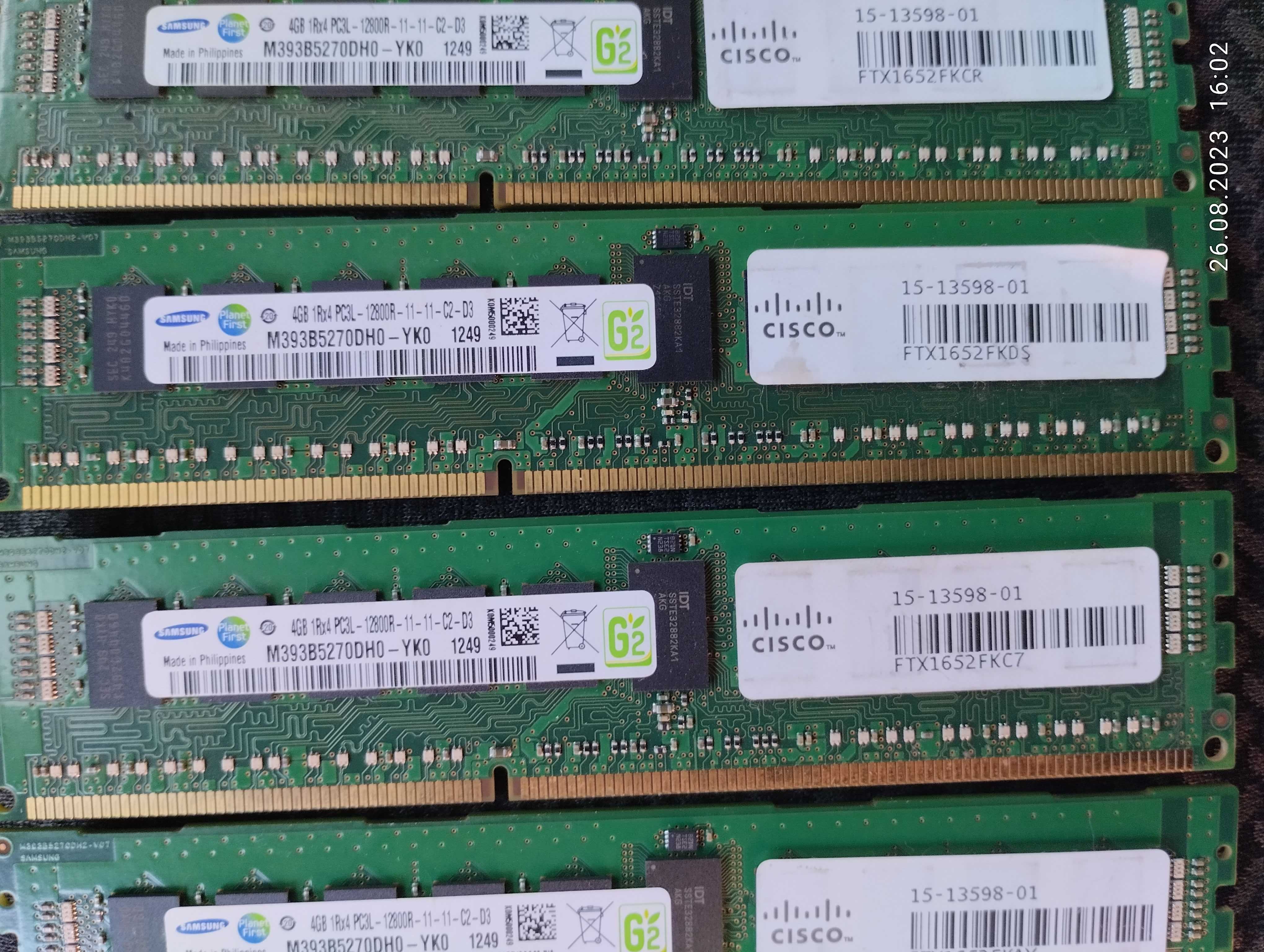 память Samsung 4GB DDR3 M393B5270DH0-YK0
