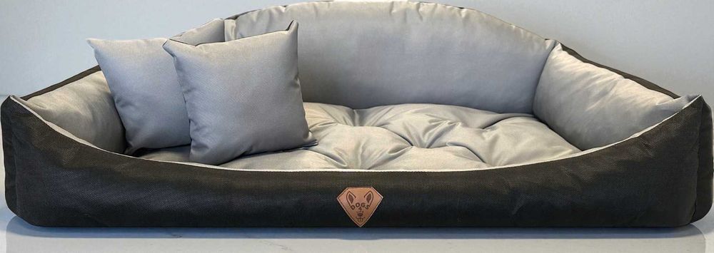 Legowisko dla psa 115x95 cm – Duże Szare Wodoodporne Wytrzymałe